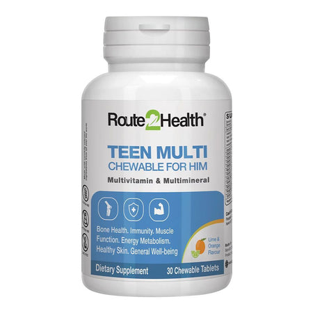 Route 2 Health Teen Multi Chewable For Him Multivitamin Tablet, 30-Pack - Main Image