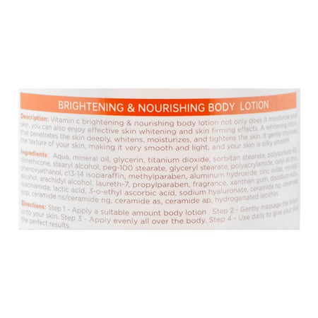 Dr. Rashel Vitamin C Brightening & Nourishing Body Lotion, Visibly Enhances Skin Tone, 300ml - Image 6