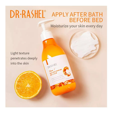 Dr. Rashel Vitamin C Brightening & Nourishing Body Lotion, Visibly Enhances Skin Tone, 300ml - Main Image