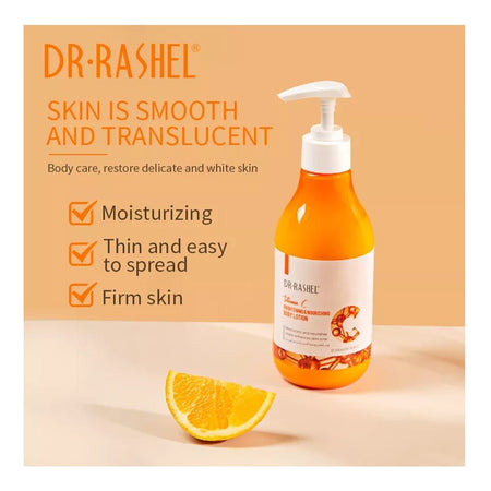 Dr. Rashel Vitamin C Brightening & Nourishing Body Lotion, Visibly Enhances Skin Tone, 300ml - Image 4