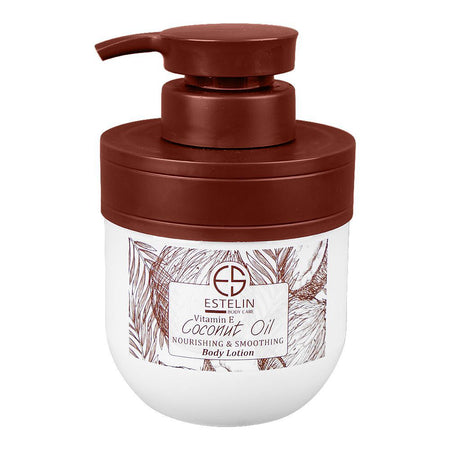 Estelin Vitamin E Coconut Oil Nourishing & Smoothing Body Lotion, 300ml - Main Image
