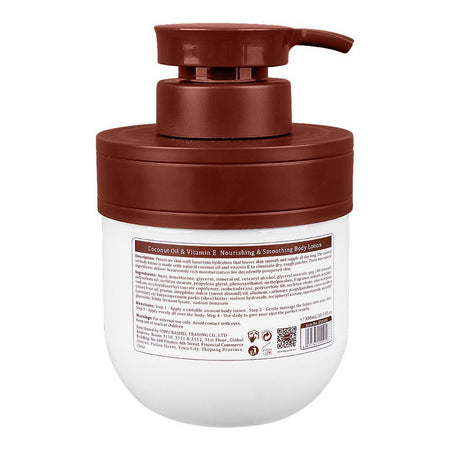 Estelin Vitamin E Coconut Oil Nourishing & Smoothing Body Lotion, 300ml - Image 2