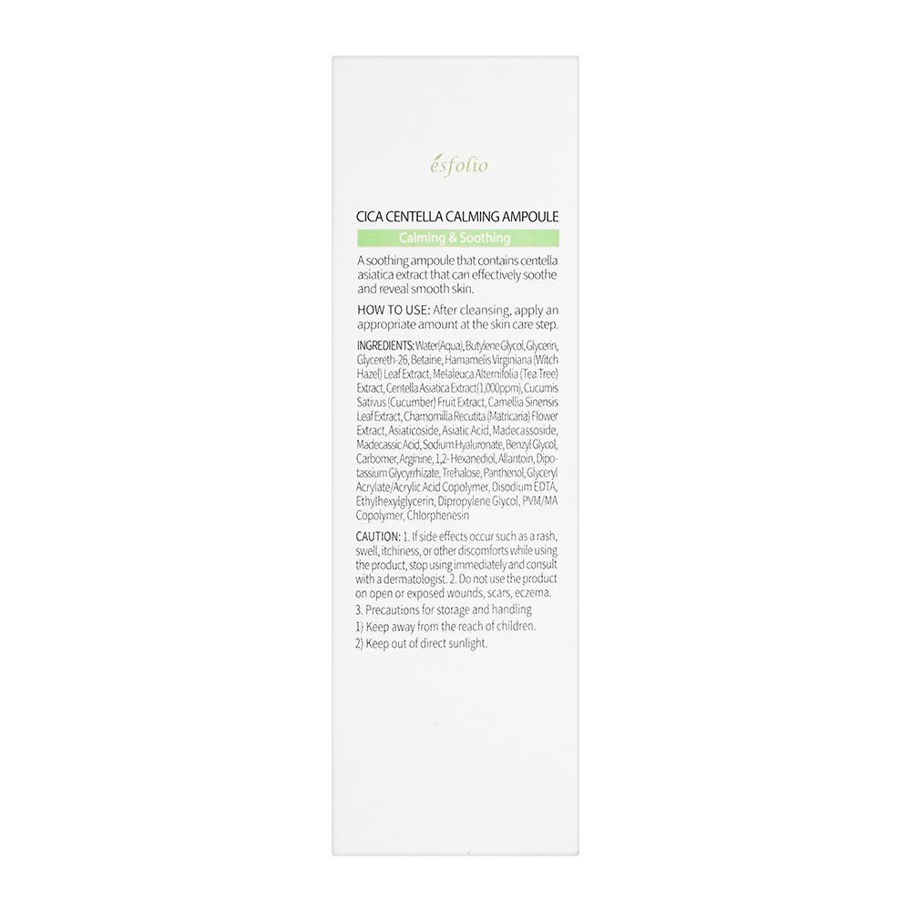 Esfolio Cica Centella Calming Ampoule, 30ml - Image 3