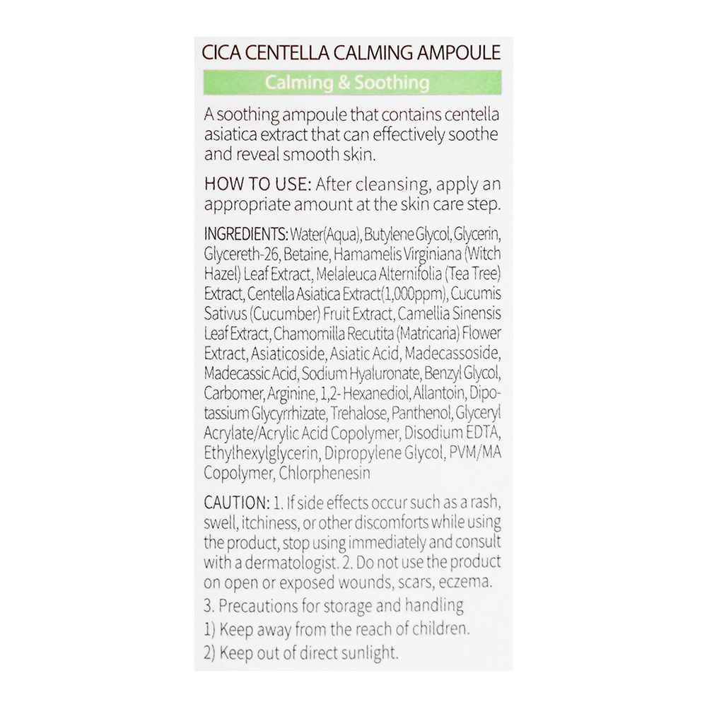 Esfolio Cica Centella Calming Ampoule, 30ml - Image 4