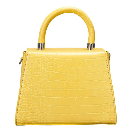 C-K Textured Hand Bag With Shoulder Strap, Yellow, CK2-50781127 - Image 2