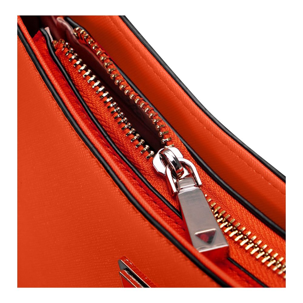 GS Tote Bag With Shoulder Strap, Orange, 12358 - Image 3