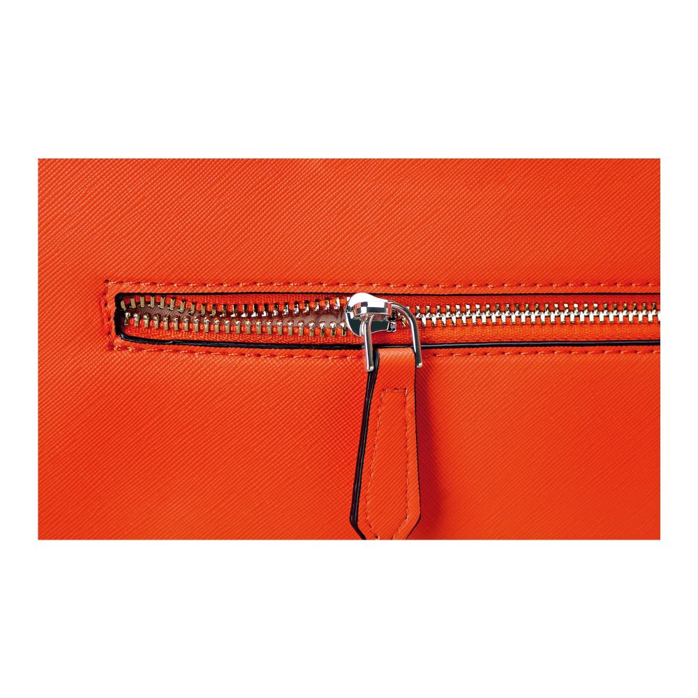 GS Tote Bag With Shoulder Strap, Orange, 12358 - Image 4