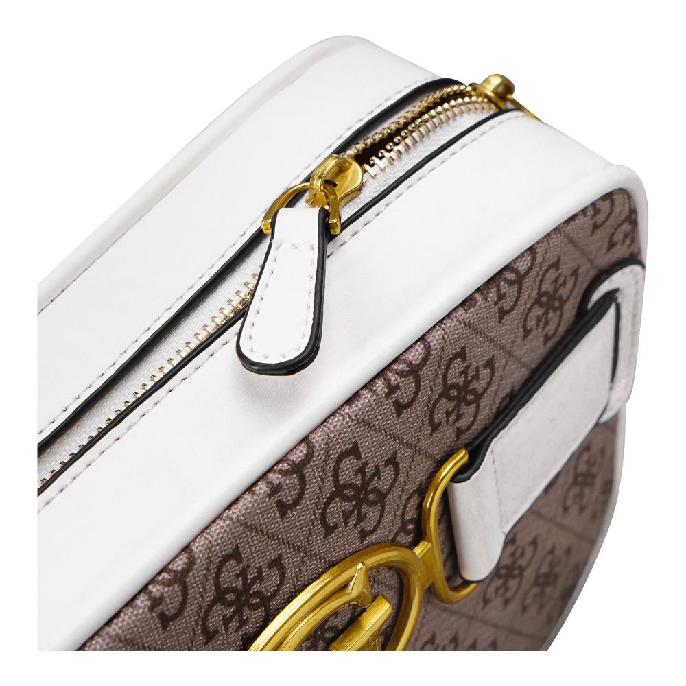GS Hand Bag, White, GV-60111 - Image 4