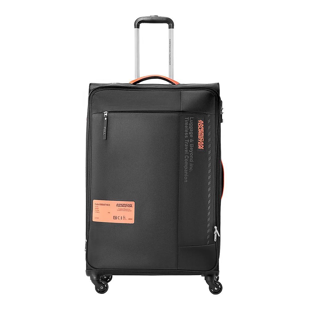 American Tourister Marina 4W Spinner Trolley Bag, 81x51x33.5 cm, Black - Main Image