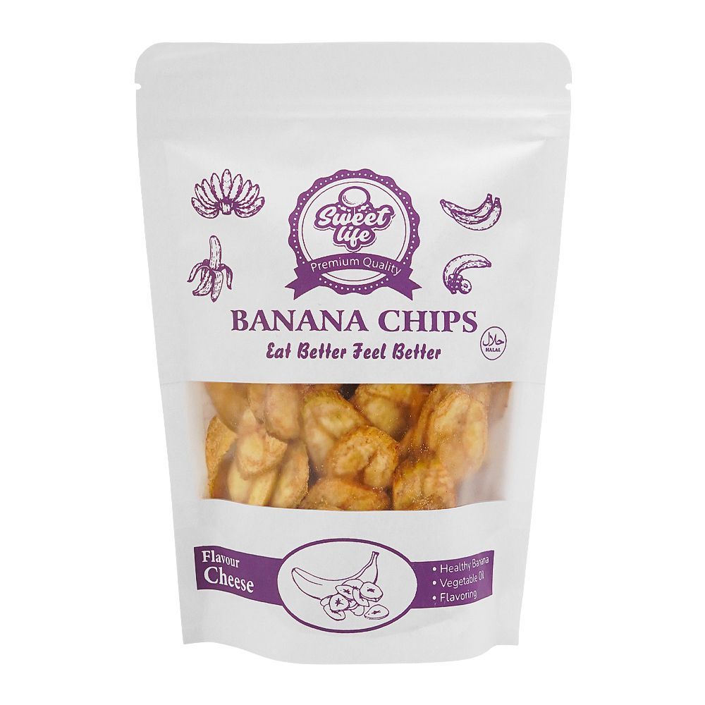Sweet Life Banana Chips Cheese, 95g - Main Image