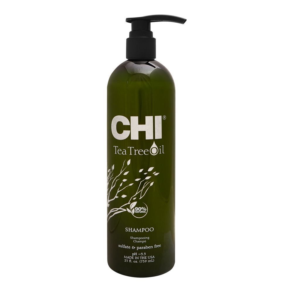 CHI Tea Tree Oil 90% Natural Sulfate & Paraben Free Shampoo, 739ml - Main Image