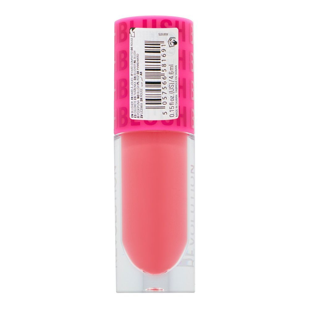 Makeup Revolution Blush Bomb Liquid Blush, Savage Coral, 4.6ml - Image 2