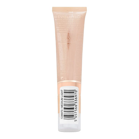 Makeup Revolution Super Dewy Skin Tint Tinted Moisturiser, Medium Light, 55ml - Image 2