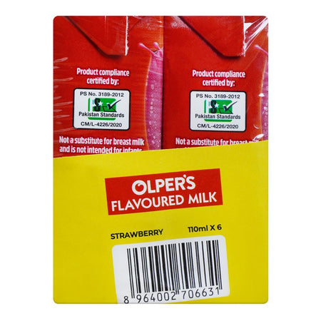 Olper's Strawberry Flavored Milk, 110ml - Image 4