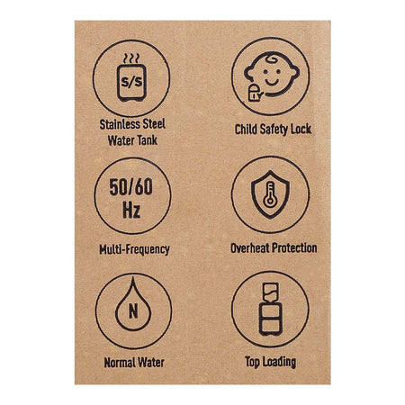 Panasonic Water Dispenser, Stainless Steel Hot Water Tank, Hot, Normal And Cold Water, SDM-WD-3128TG - Image 5