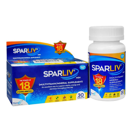 Pharmevo Sparliv Sugar-Free Tablet, For Men, 30-Pack - Main Image