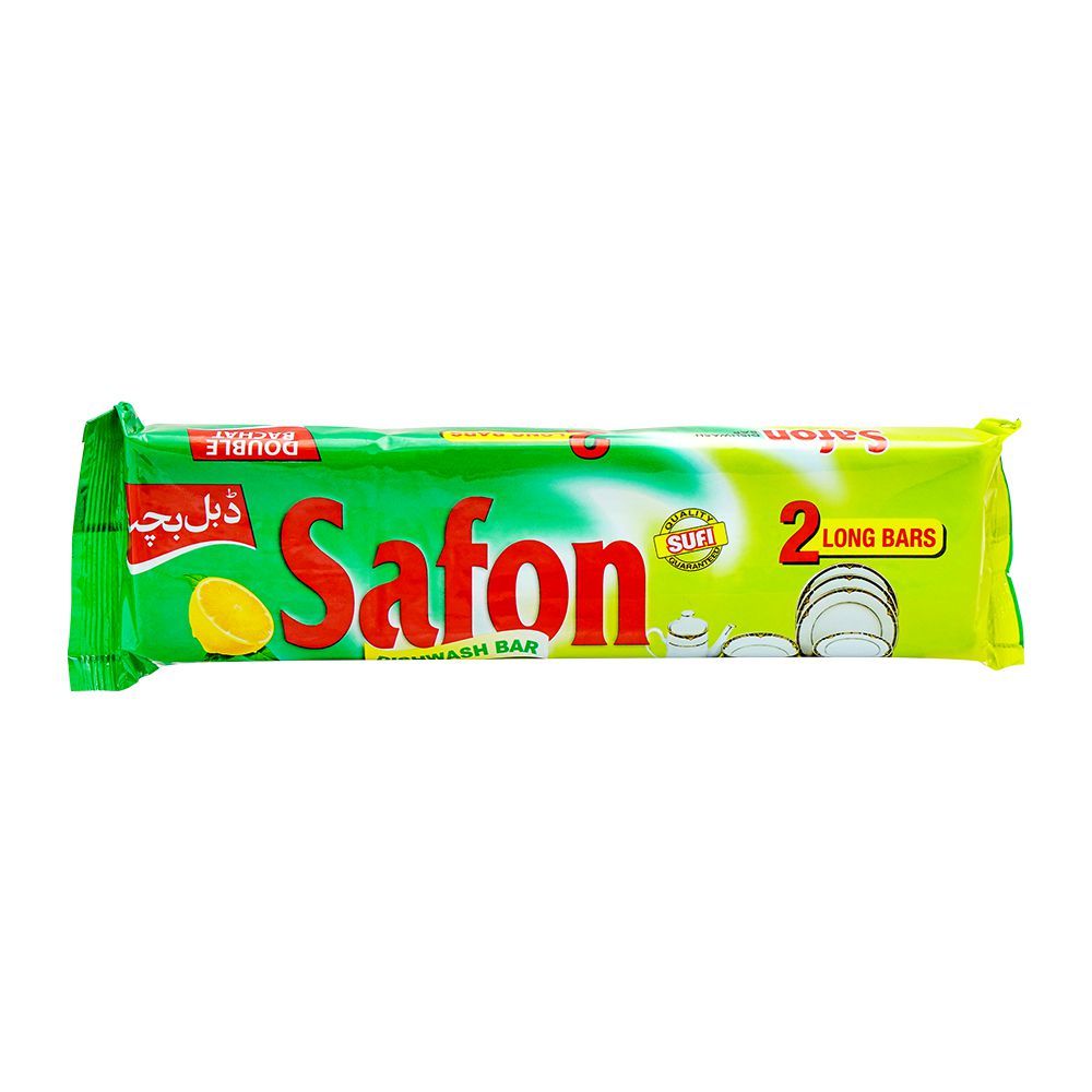 Sufi Safon Dish Wash Long Bar, 540g - Main Image
