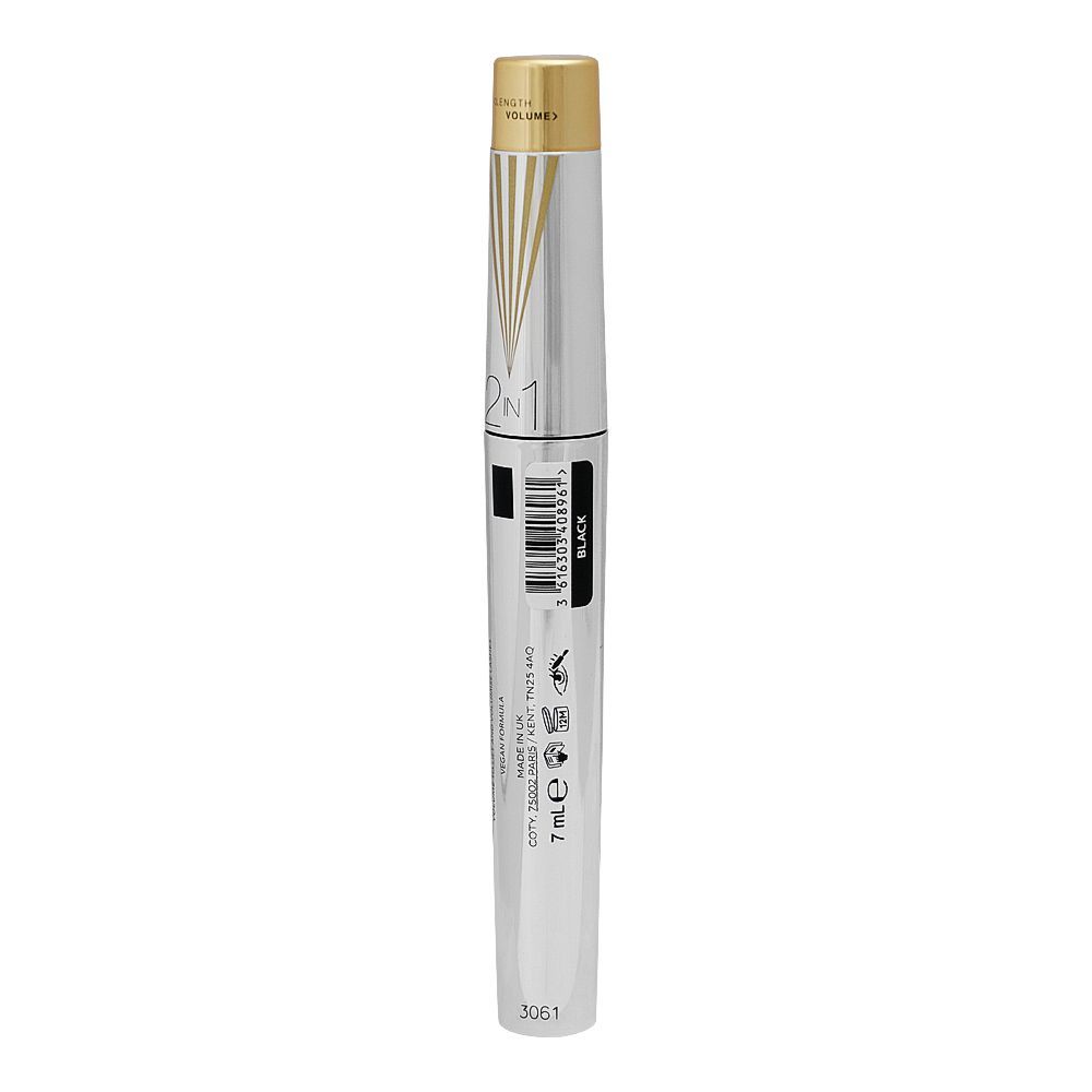 Max Factor Masterpiece 2-In-1 Lash Wow Volume & Length Mascara, Black, 7ml - Image 3