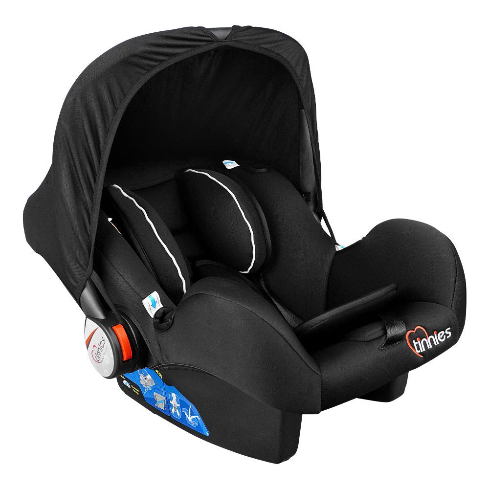 Tinnies Baby Carry Cot, For 0-18 Months, Length 27 & Width 9 Inches, Holds Upto 13 Kg, Black, T-001 - Main Image