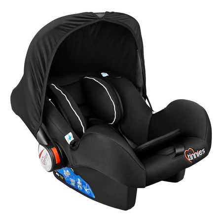 Tinnies Baby Carry Cot, For 0-18 Months, Length 27 & Width 9 Inches, Holds Upto 13 Kg, Black, T-001 - Main Image