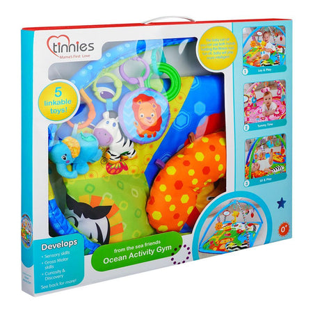 Tinnies Play Gym, For 0-12 Months, Polyester with Foam, Length 32 & Width 32 Inches, Holds Upto 9 Kg, T-703 - Main Image