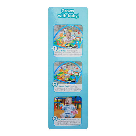 Tinnies Play Gym, For 0-12 Months, Polyester with Foam, Length 32 & Width 32 Inches, Holds Upto 9 Kg, T-703 - Image 3