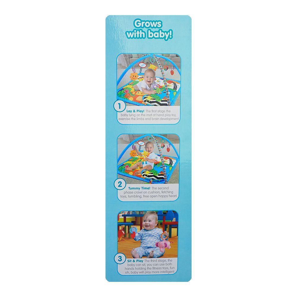 Tinnies Play Gym, For 0-12 Months, Polyester with Foam, Length 32 & Width 32 Inches, Holds Upto 9 Kg, T-703 - Image 3