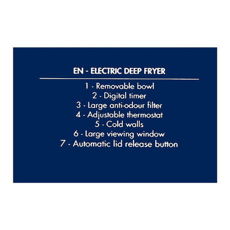DeLonghi Electric Deep Fryer With Removal Bowl, FS6067 - Image 7