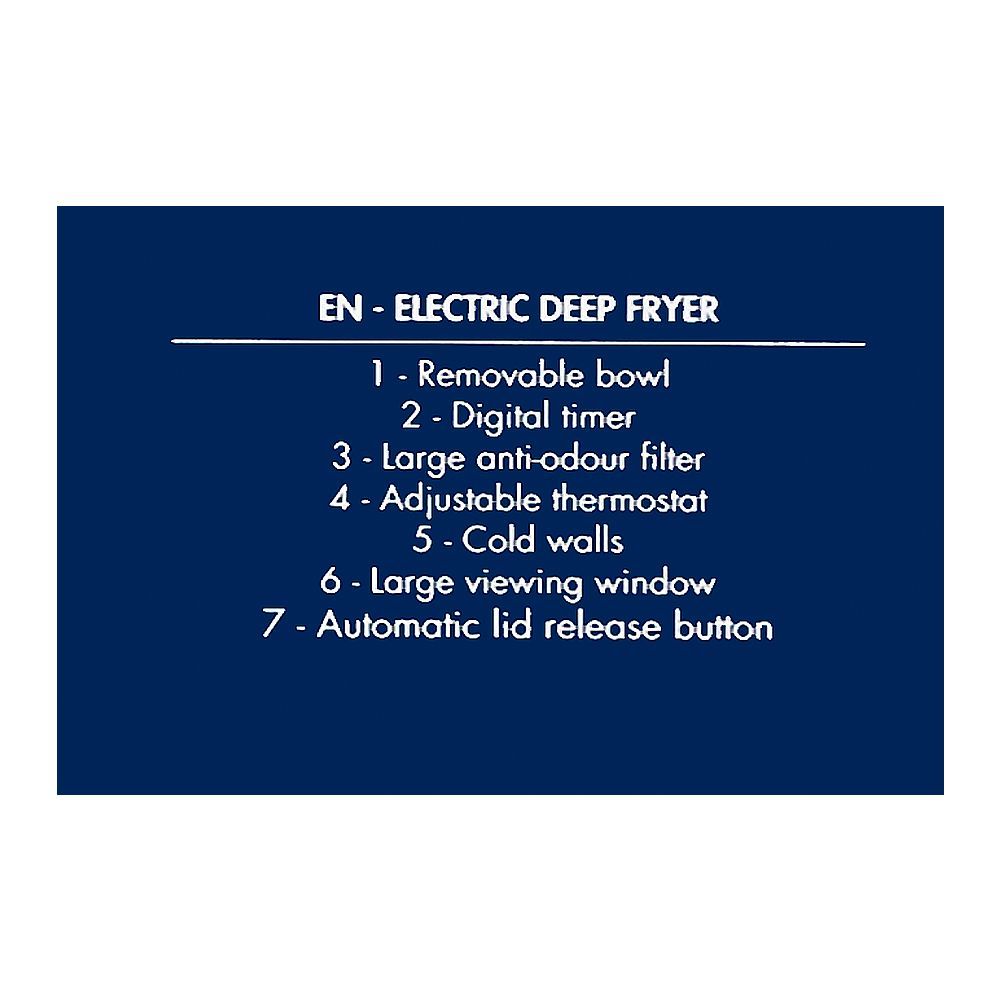 DeLonghi Electric Deep Fryer With Removal Bowl, FS6067 - Image 7