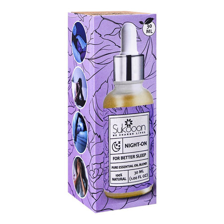 Sukoon Night-On Essential Oil, For Better Sleep, 30ml - Main Image