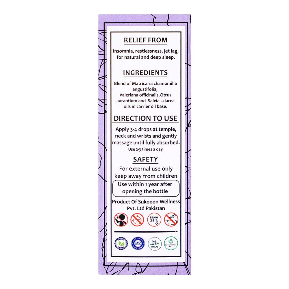 Sukoon Night-On Essential Oil, For Better Sleep, 30ml - Image 3