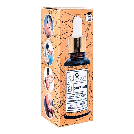 Sukoon Stiff Ease Essential Oil, For Muscles & Tissues Stiffness, 30ml - Main Image