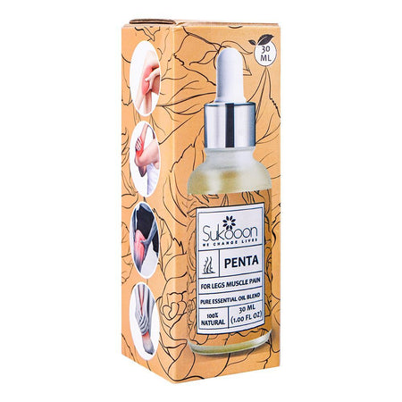 Sukoon Penta Essential Oil, For Legs Muscle Pain, 30ml - Main Image