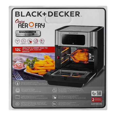Black & Decker Oven 1.5L Aero Air Fryer, 1500W, AF-100-B5 - Image 3