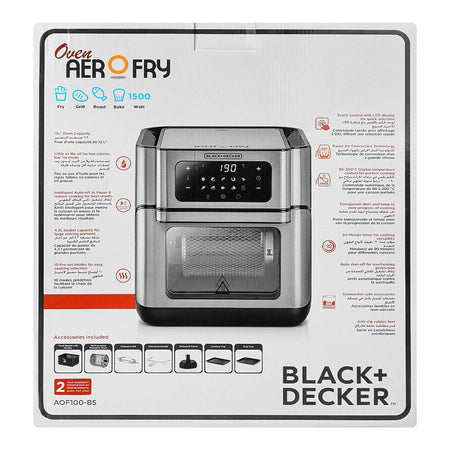 Black & Decker Oven 1.5L Aero Air Fryer, 1500W, AF-100-B5 - Image 5