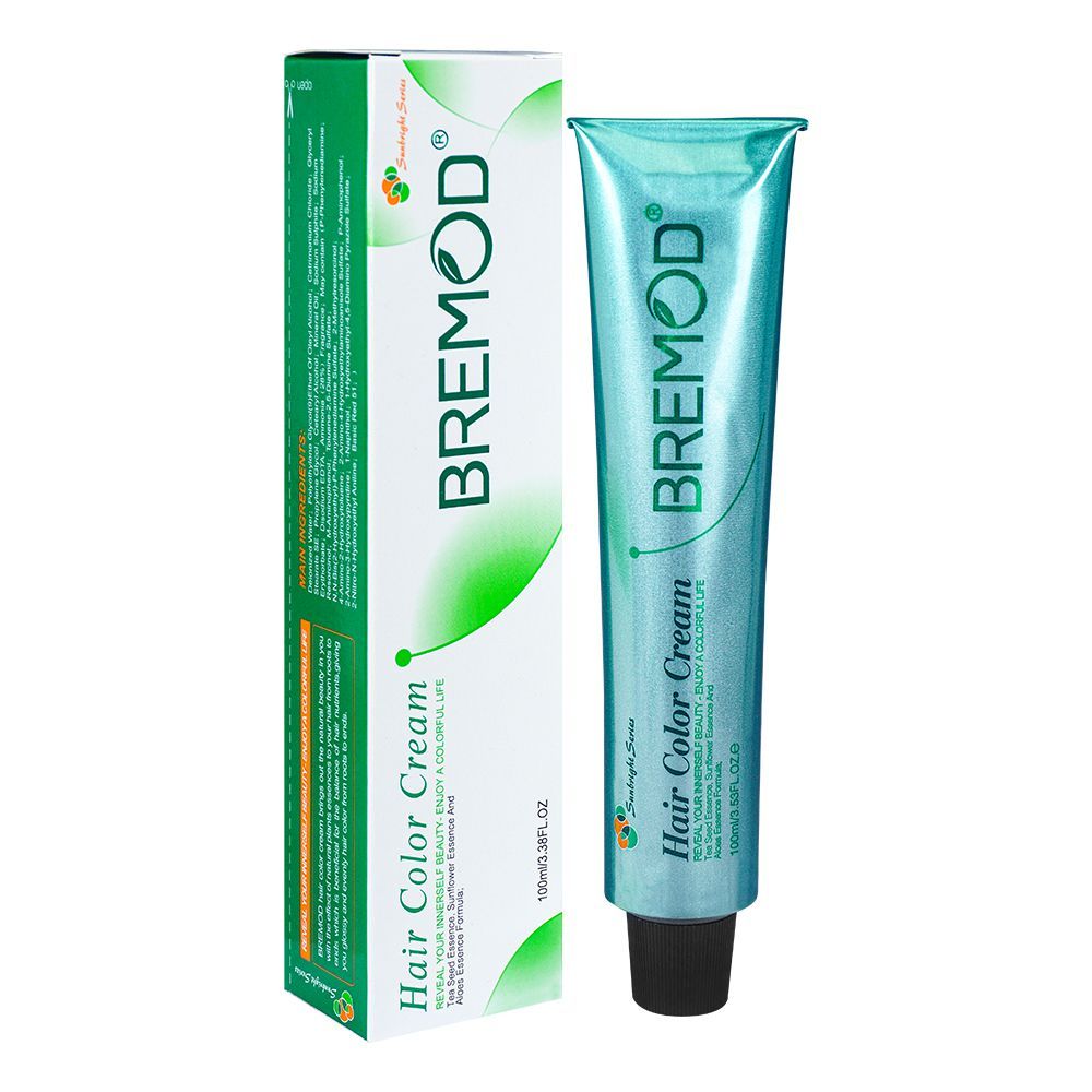 Bremod Hair Color Cream, 12/22 Ash Blond Green, 100ml - Main Image