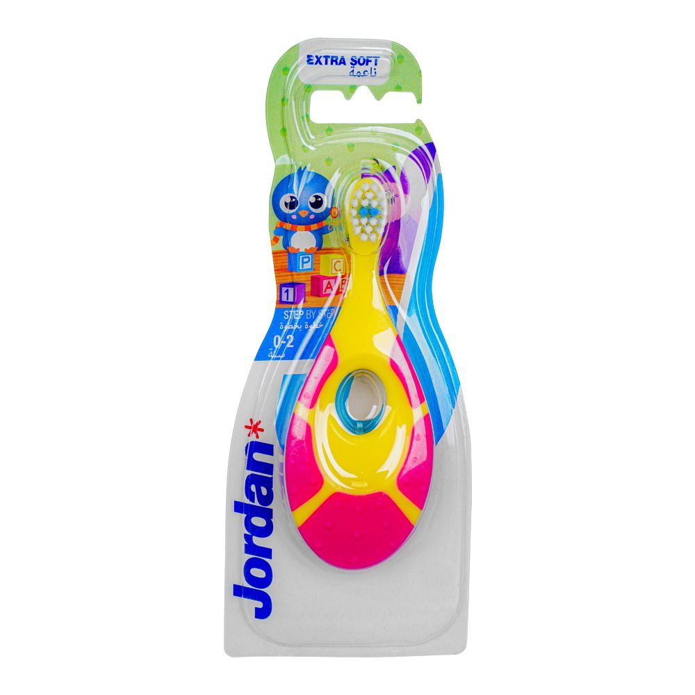 Jordan Step By Step Tooth Brush, For 0-2 Years, Extra Soft - Main Image
