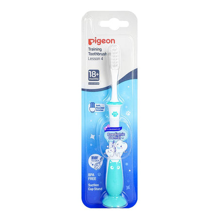 Pigeon Training Tooth Brush Lesson 4, For 18+ Months, Mint, K-79783 - Main Image
