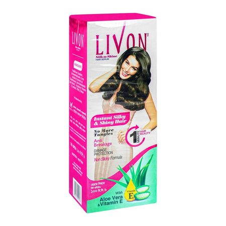 Livon Aloe Vera & Vitamin E Instant Silky & Shiny Hair Serum, 100ml - Main Image
