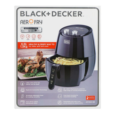 Black & Decker Aero Air Fryer, 4.5 Liters, 1500W, AF-350-B5 - Image 6