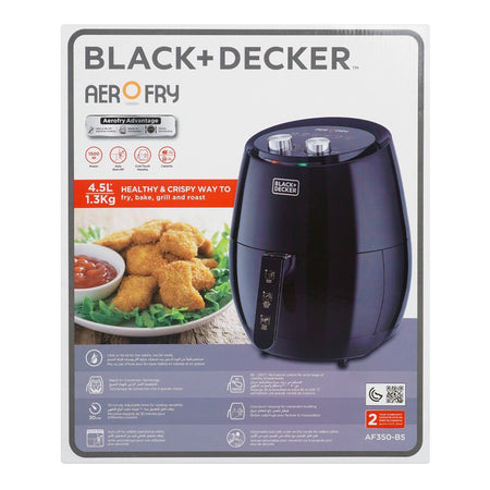 Black & Decker Aero Air Fryer, 4.5 Liters, 1500W, AF-350-B5 - Image 7