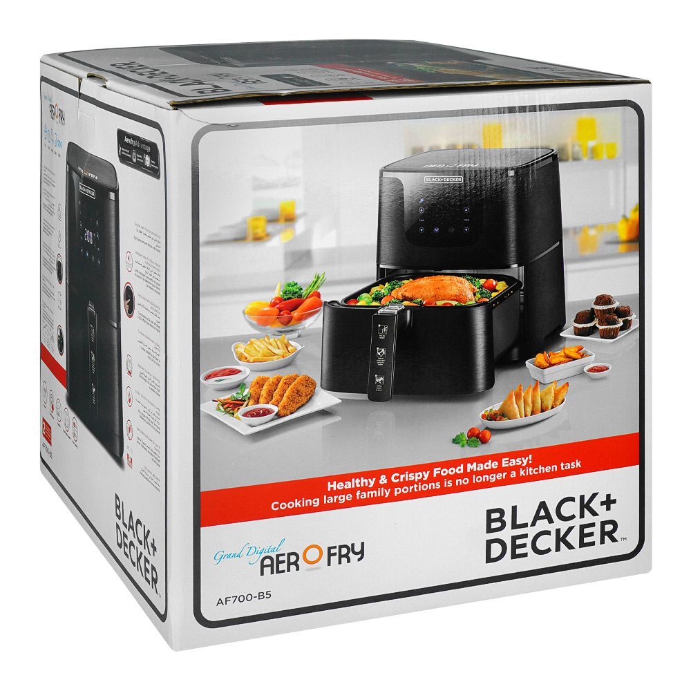 Black & Decker Grand Digital Aero Air Fryer, 5.8 Liters, 1700W, AF-700-B5 - Image 5