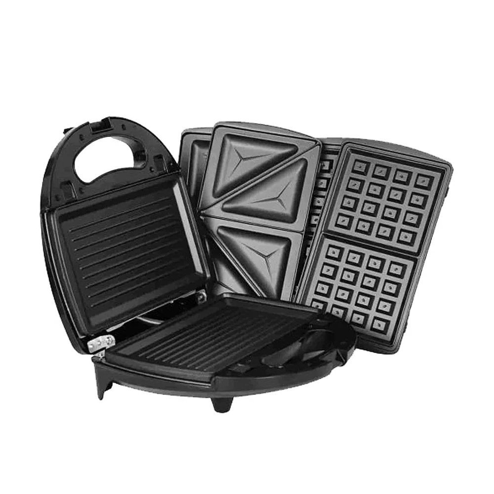 Gaba National Sandwich Maker 3 Steel Plates, 700W, GNE-6192/22 - Main Image