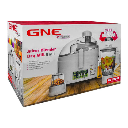 Gaba National 3-In-1 Juicer Blender, 1000W, GN-1779/19 - Image 2