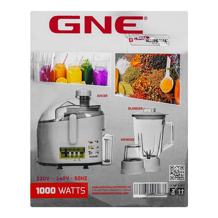 Gaba National 3-In-1 Juicer Blender, 1000W, GN-1779/19 - Image 3