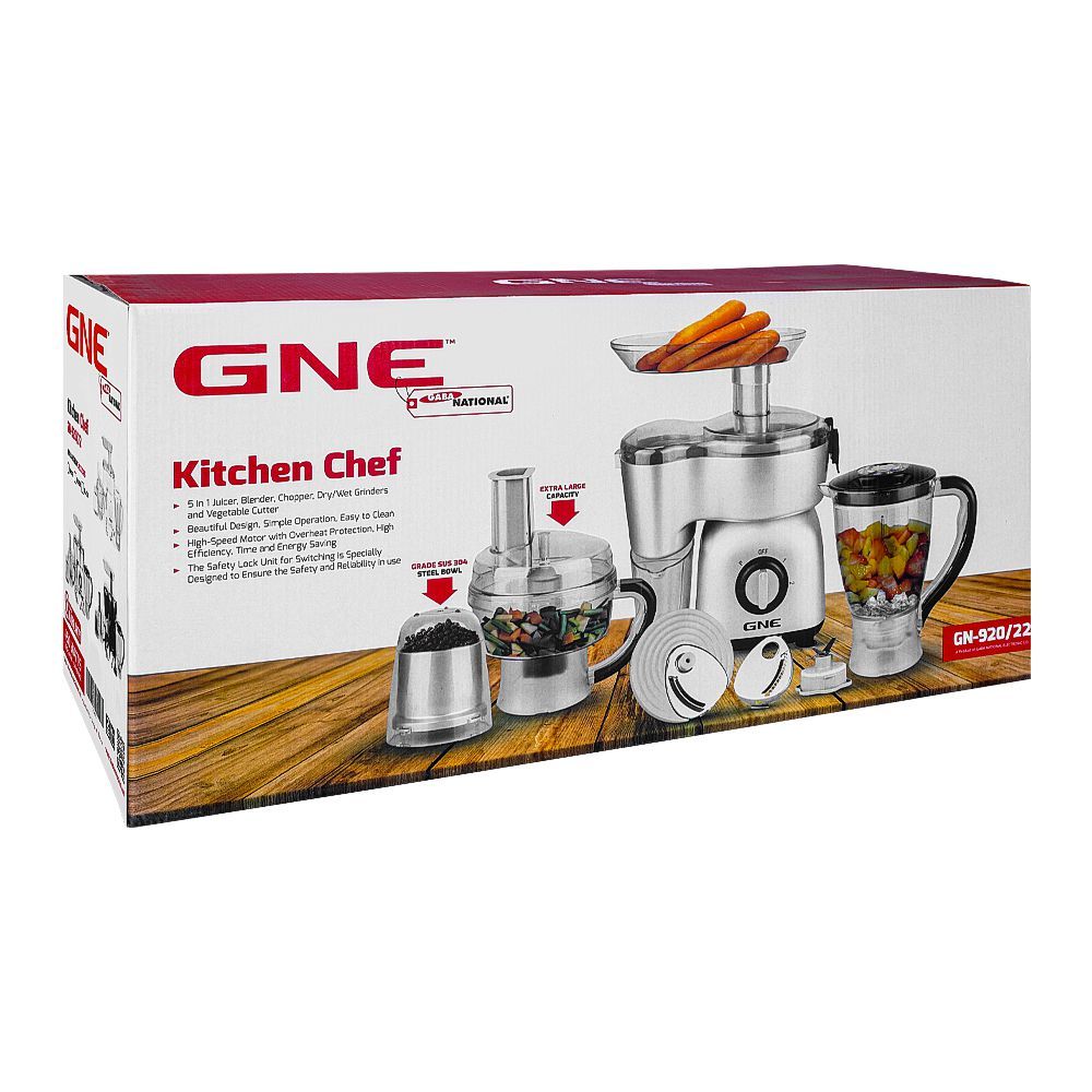 Gaba National 5-In-1 Kitchen Chef, 450W, GN-920/22 S - Main Image