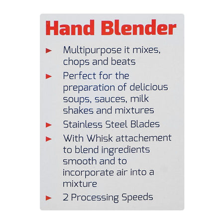 Gaba National Hand Blender & Egg Beater, 800W, GNE-5190 - Image 4