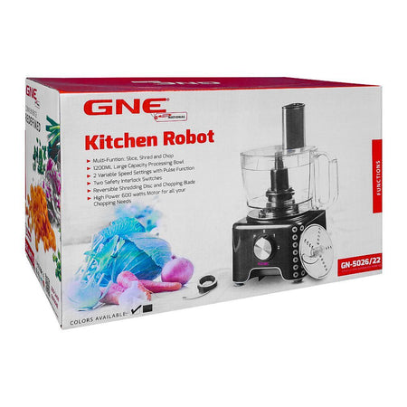 Gaba National Kitchen Robot, 1200ml Capacity, 600W, GN-5026/22 - Image 2