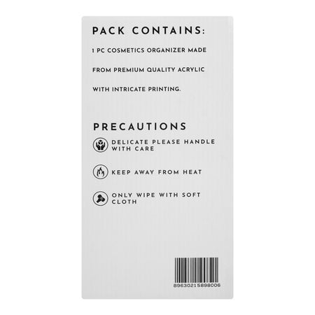 Kaligon Beauty Organizer, Frosted, 8006-F - Image 6
