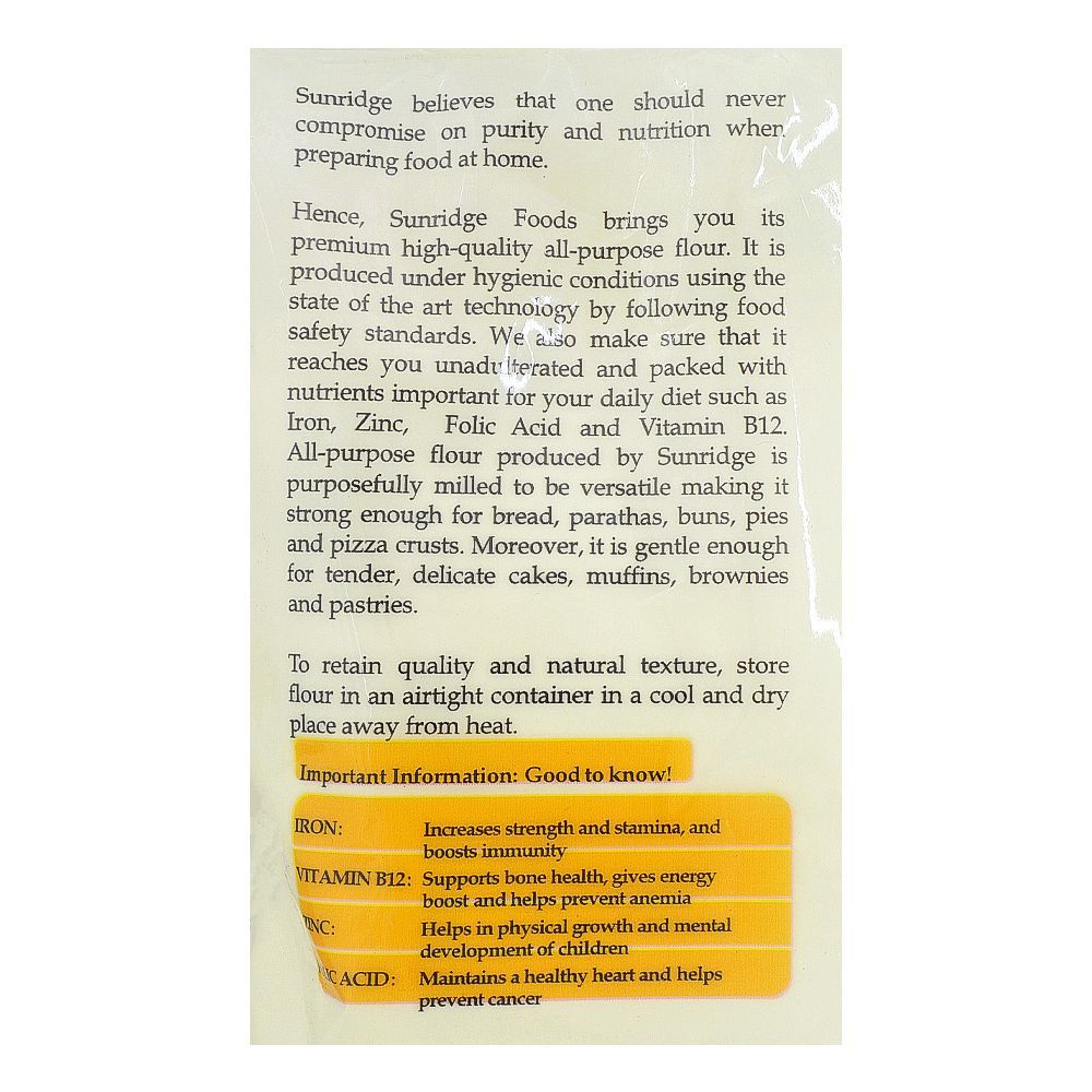 Sunridge Maida, 500g - Image 3